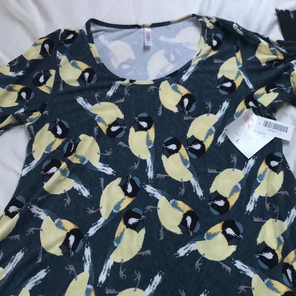 Lularoe Large Perfect T Birds